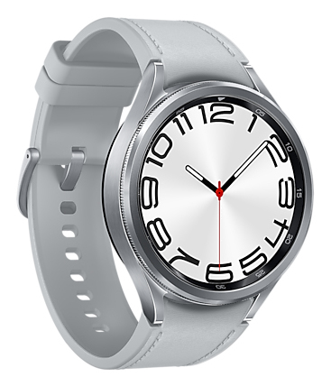 Samsung Galaxy Watch6 Classic 3,81 cm (1.5 ) OLED 47 mm Numérique 480 x 480 pixels Écran tactile 4G Argent Wifi GPS (satellite) - Très bon état