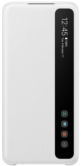 Etui Samsung Galaxy S20 Clear View Cover - Blanc
