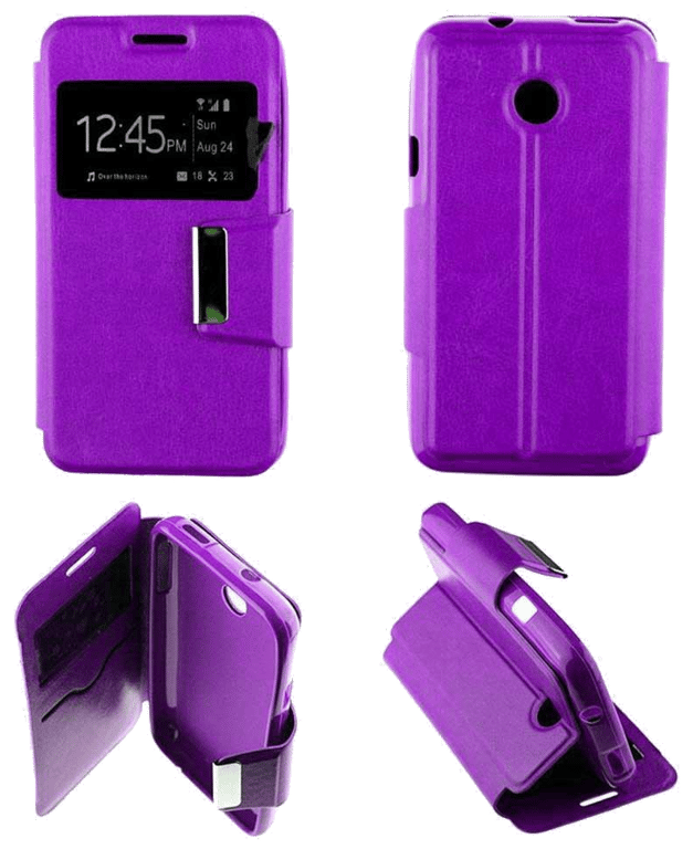 Etui Folio compatible Violet Huawei Ascend Y330