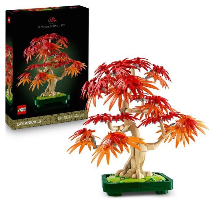 Botanicals 10348 Bonsai d'Érable Rouge du Japon - Kit de Construction pour Adulte - Neuf