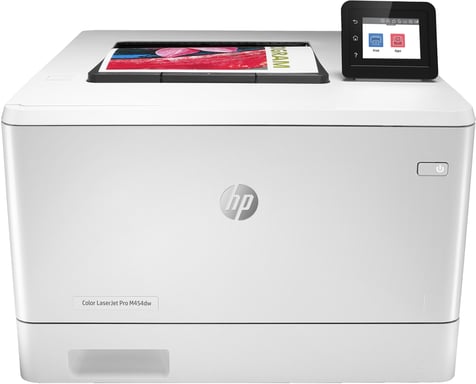 HP Impresora LaserJet Pro a color M454dw, Estampado, Impresión desde USB frontal; Impresión a dos caras