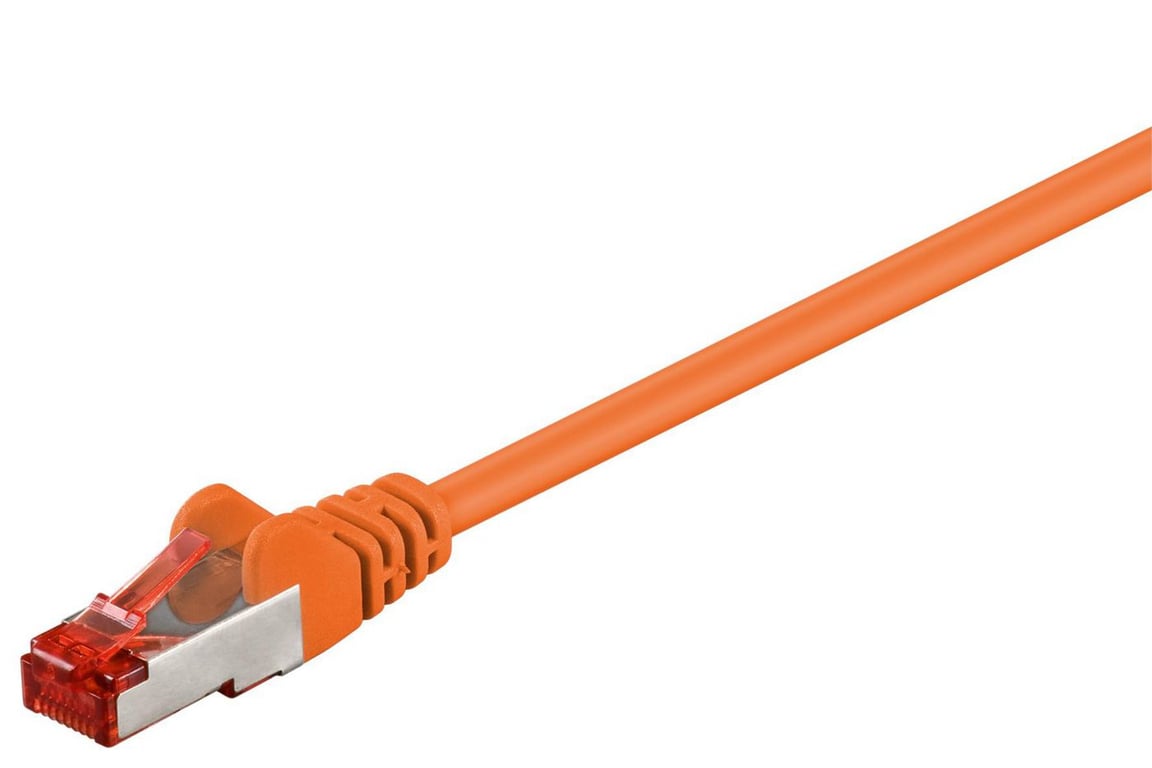 MicroConnect B-FTP60025O câble de réseau Orange 0,25 m Cat6 F/UTP (FTP) Rond