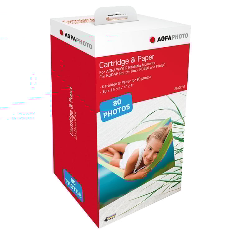 Papier photo instantané Cartouche + 120 films Realipix Moments
