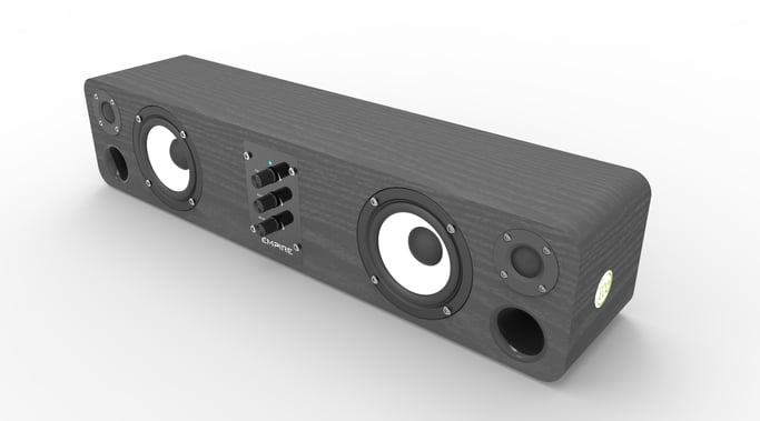 SoundBar ECO.SB9 EMPIRE 80 Watt,con funzione ECO, 2x Woofer da 4'' + 2 Tweeter da 1''