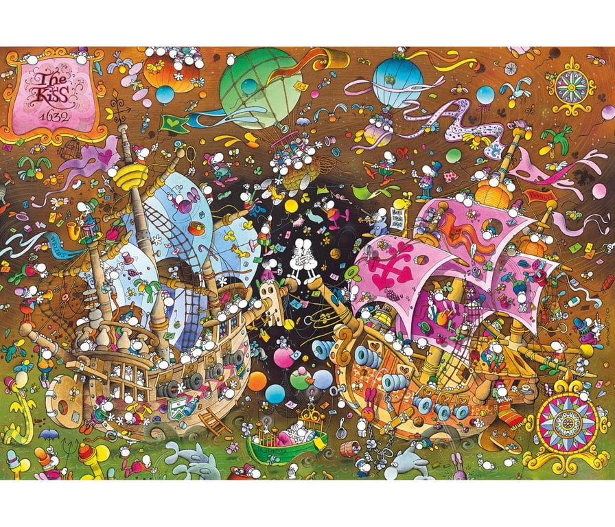 Clementoni Puzzle Mordillo The Kiss - vue 3