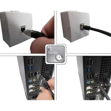 Cavo di rete Lineaire PCJ6FNH Nero 10 m Cat6 F/UTP (FTP)