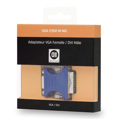 Adattatore VGA femmina/DVI maschio DVI-I 24+5