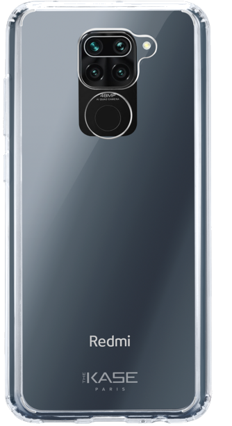 Coque hybride invisible pour Xiaomi Redmi Note 9, Transparente