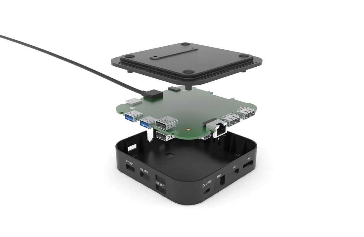 i tec USB C Dual Display Docking Station Power Delivery + Universal Charger - vue 4