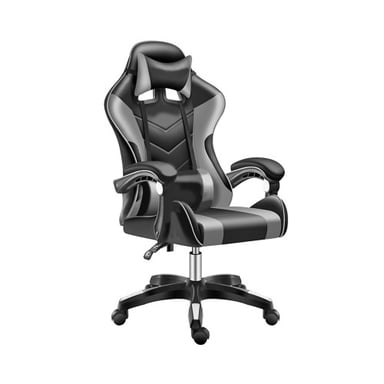 Fauteuil GAMER design Gris/Noir