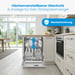 Lave vaisselle encastrable 60cm Blanc Bomann GSPE7421VI