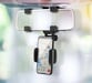 Supporto auto per smartphone regolabile su retrovisore rotante 360°