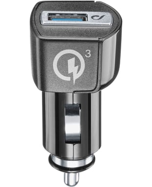 Cellularline USB Car Charger 18W - Huawei, Xiaomi, Wiko, Asus and other smartphone Cargador de coche adaptable de 18W