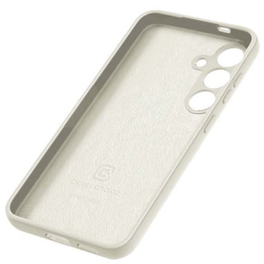 Crong Funda para Samsung Galaxy S23 FE de silicona suave a prueba de golpes Beige