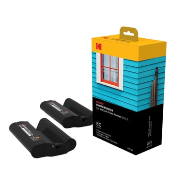 Kodak Photo Printer D600 - Impresión 4x6 vía Bluetooth, Compatible con iOS/Android, Tecnología 4Pass, Cartucho Todo en Uno, Aplicación KODAK Instant - Amarillo