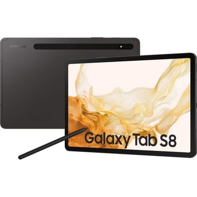 Samsung Galaxy Tab S8 WiFi SM-X700 Qualcomm Snapdragon 256 GB 27,9 cm (11'') 8 GB Wi-Fi 6 (802.11ax) Android 12 Grafito