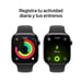 Watch Series 11 (2025) GPS + Cellulaire Boitier de 46mm en Titane Ardoise avec bracelet sport, Noir - S/M