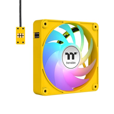 Thermaltake CT120 EX ARGB Boitier PC Refroidisseur d'air 12 cm Jaune