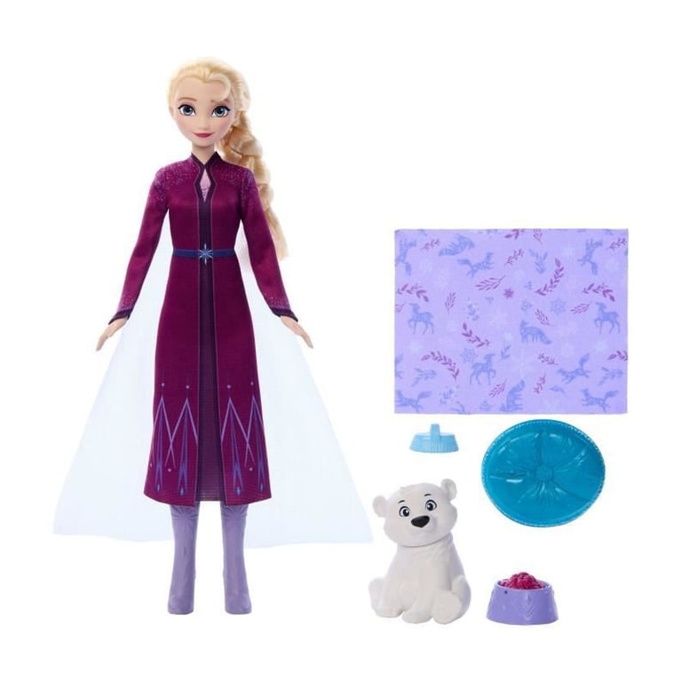 Disney La Reine des Neiges - Coffret Elsa et l'Ourson - 4 accessoires - Disney Frozen - JFG16 - Neuf