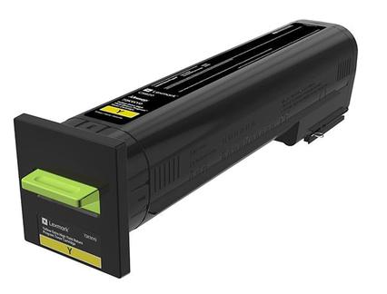 Lexmark À rendement extrêmement élevé jaune originale cartouche de toner LCCP LRP pour Lexmark CS820de CS820dte CS820dtfe - vue 4