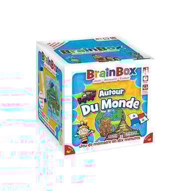 Asmodee BrainBox juego de viajes por el mundo