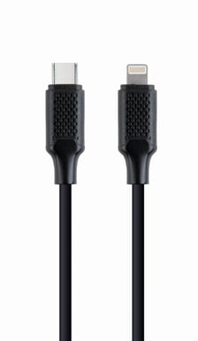 Gembird CC-USB2-CM8PM-1.5M câble Lightning 1,5 m Noir