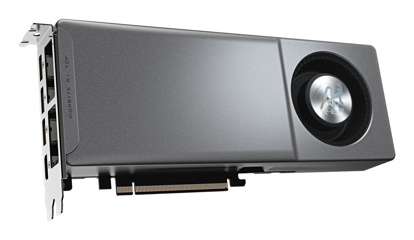 Carte Graphique GIGABYTE Radeon AI PRO R9700 AI TOP GDDR6 PCI E 5.0 256 bit 2920 MHz 3x DisplayPort 1x HDMI Neuf - vue 3