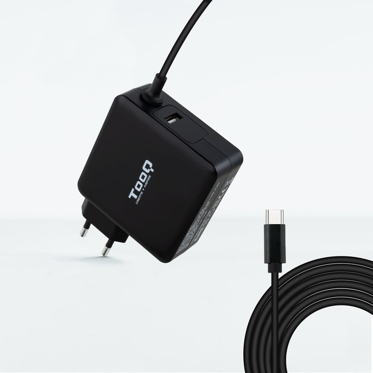 Tooq Chargeur Usb-c 65w Pour Ordinateurs Portables