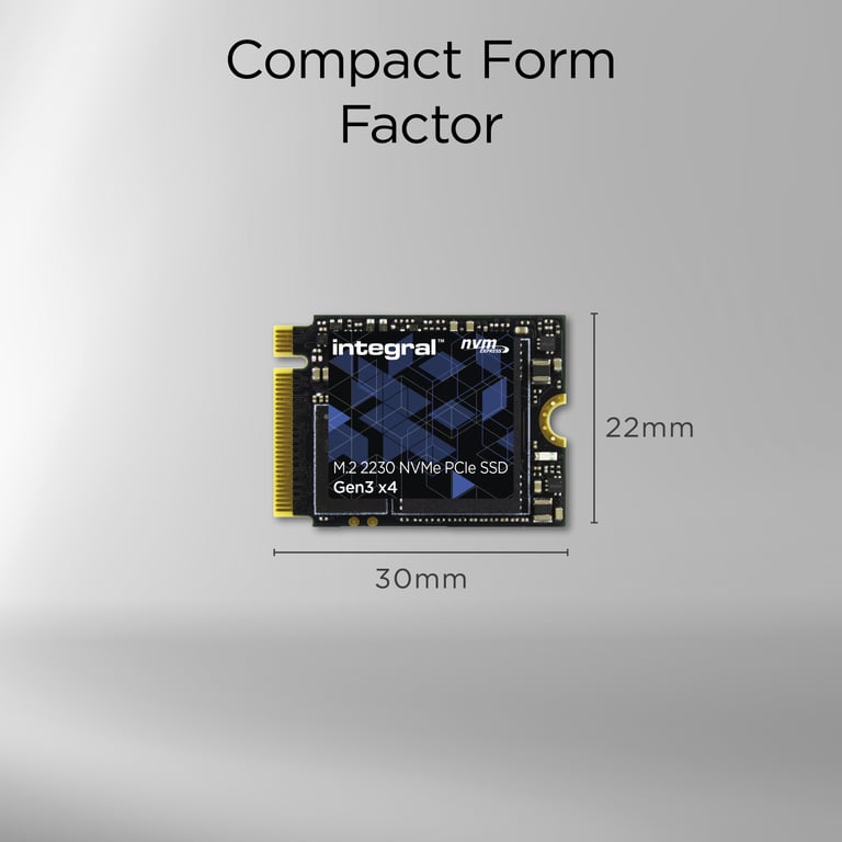 Integral SSD interne .2 2230 PCIe 3.0 x4 NVMe - vue 2