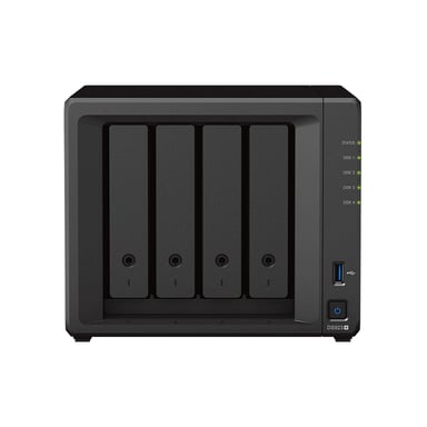 Synology DiskStation DS923+ Tower NAS Storage Server Ryzen Embedded R1600 4GB DDR4L 0TB DiskStation Manager Nero