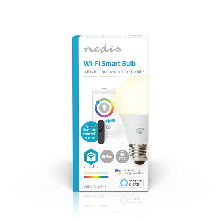 Ampoule Connectée Wi Fi LED RGB 806lm E27 en Plastique Neuf - vue 3