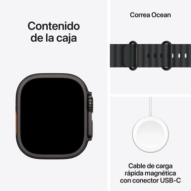 Apple Watch Ultra 3 (2025) black titanium 49mm 4G black ocean band