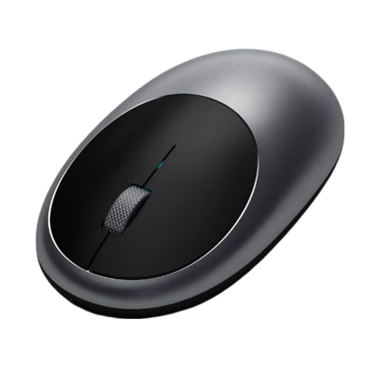 Souris d'Ordinateur Sans Fil M1 Ambidextre Bluetooth 4.0 Moderne et Ergonomique Gris - Neuf