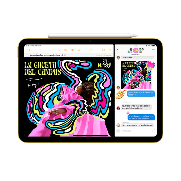 iPad A16 (2025) 11  Wifi 128 Go, Jaune - Neuf