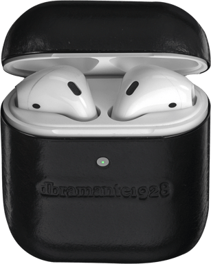 Custodia in pelle per AirPods Copenhagen Nero DBramante1928