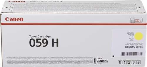 Canon Toner Cartridge 059 H Y jaune - vue 2
