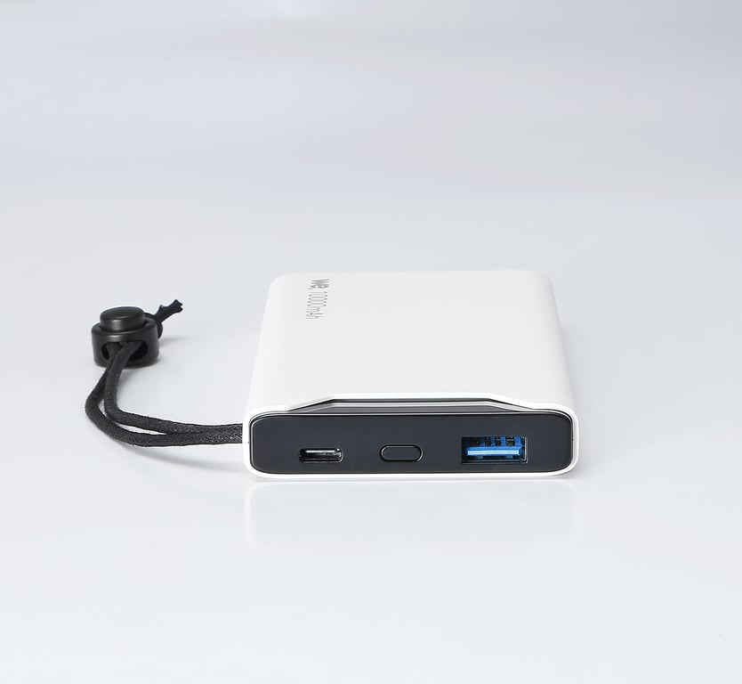 WE Batterie de secours Power Bank 10 000 mAh PD 1 port USB A 1 port USB C pour chargement simultané Neuf - vue 3