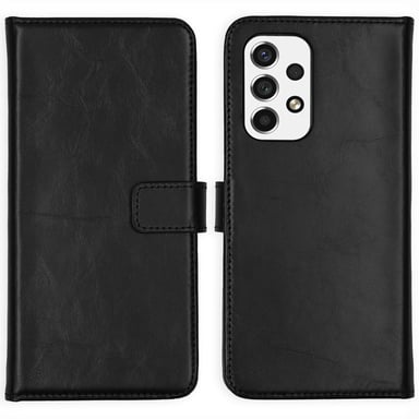 Selencia SH00047556 coque de protection pour téléphones portables 16,5 cm (6.5'') Folio porte carte Noir Samsung Samsung Galaxy A53