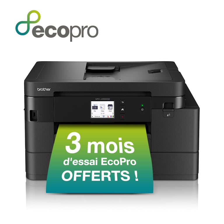 Brother MFC J4550DW Imprimante jet d'encre multifonction 4 en 1 sans fil. Eligible au forfait EcoPro. Neuf - vue 7