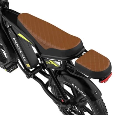 VéLo Électrique KOOLUX X9 PRO | Vitesse Max 25 km/h | Autonomie 100 km | Moteur 750W | Batterie 48V 15.6Ah*2 | Pneus 20 Pouces | Noir