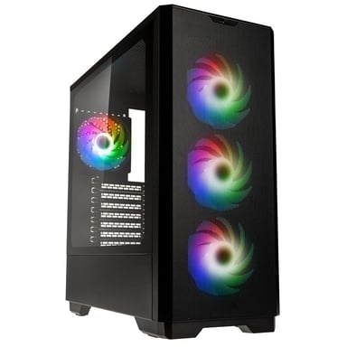 Zalman T6 Boîtier PC Midi Tower Noir - Flux D'Air Optimal Et Design Moderne