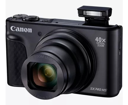 Fotocamera compatta Canon PowerShot SX740 HS Lite Edition Nero
