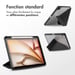 imoshion Coque tablette Origami pour Apple iPad Pro 13 (2025) M5 / (2024) M4 - Noir