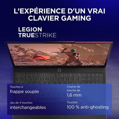 PC portable Gamer  Legion 5 15IRX10 | Windows 11 - 15,3 165hz IPS - Core i7-13650HX - RTX 5070 115W - 32 Go - 512 Go