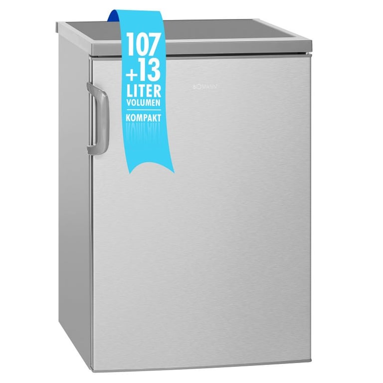 Réfrigérateur Inox Bomann KS2194 1 Inox - vue 5
