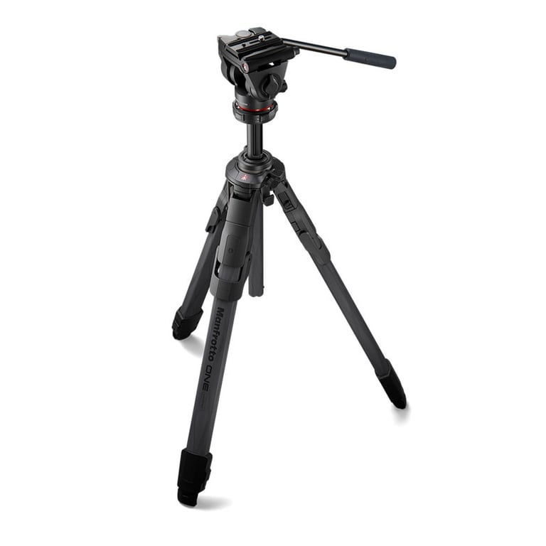 Manfrotto Trépied One Gamme One Mkonec-500x Rotule 500x Fibre De Carbone