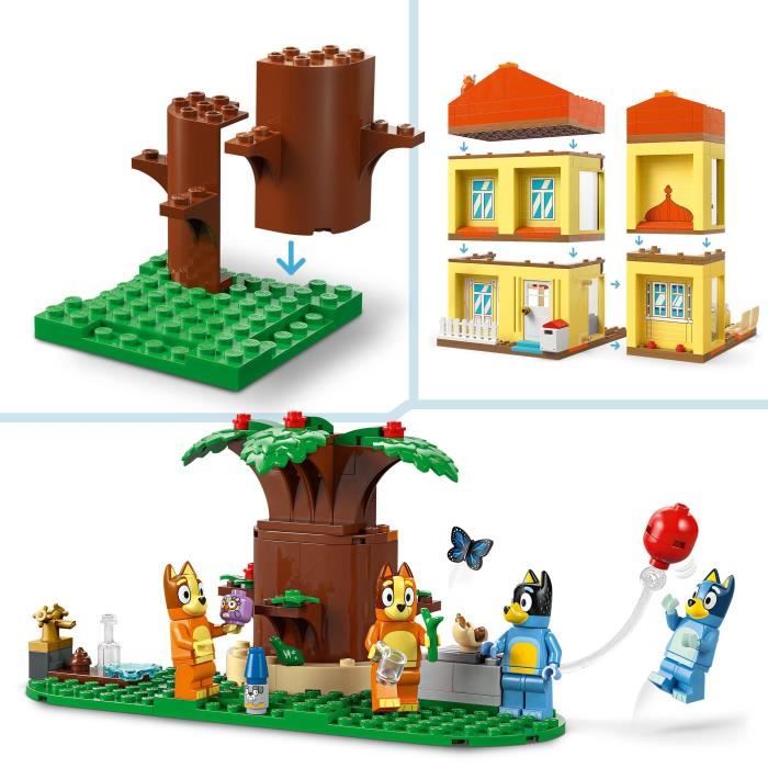 Bluey 11203 La Maison de Famille de Bluey - Jeu de Construction Fille ou enfant 4 ans - Neuf