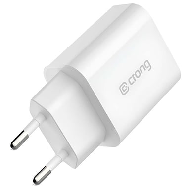 Chargeur Secteur USB-C 20W Compatible Power Delivery Compact Blanc