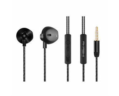 Akashi ALTKITPIETAPBLK écouteur/casque Avec fil Ecouteurs Appels/Musique Noir