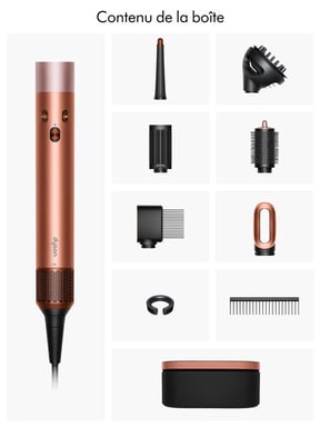 DYSON - Airwrap i.d Cabello rizado y encrespado - Edición Regalo - Seda Ámbar - 1300 W